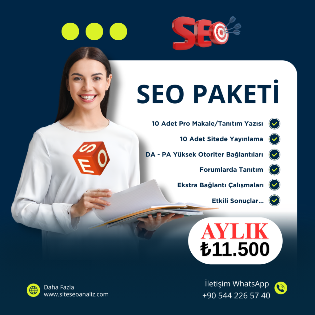 SEO Paketleri ve Backlink ile Google'da Müthiş Yükseliş